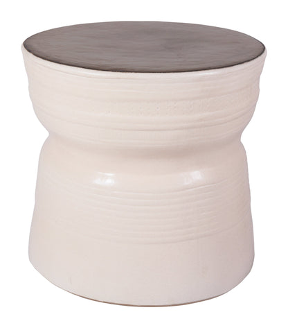 Seasonal Living Ancaris Ring Handcrafted Ceramic Patio Accent Table