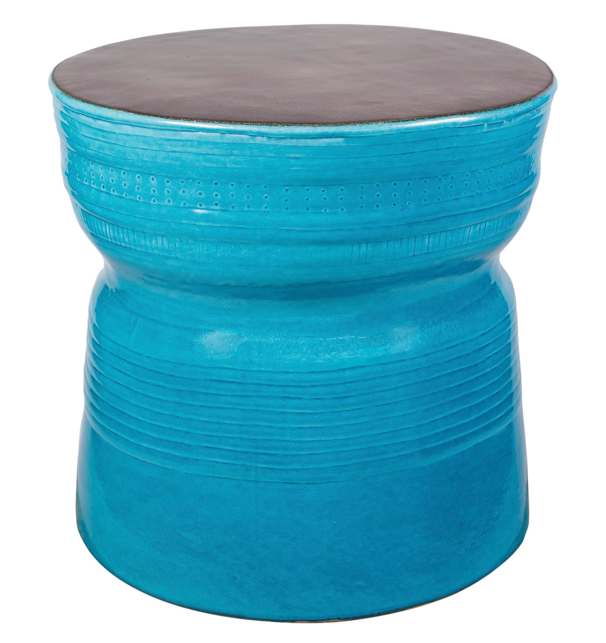 Seasonal Living Ancaris Ring Handcrafted Ceramic Patio Accent Table