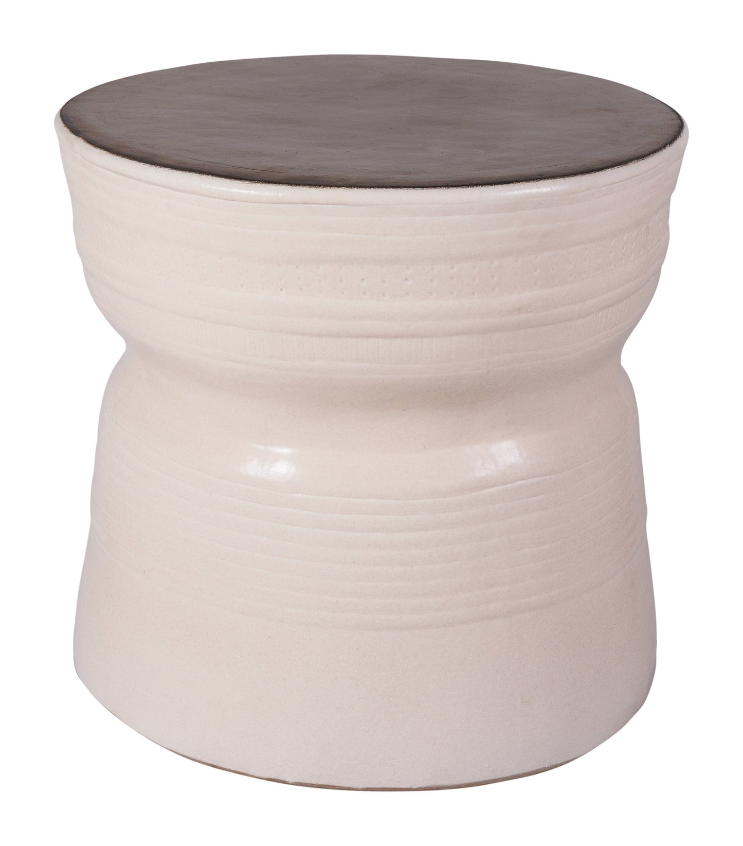 Seasonal Living Ancaris Ring Handcrafted Ceramic Patio Accent Table