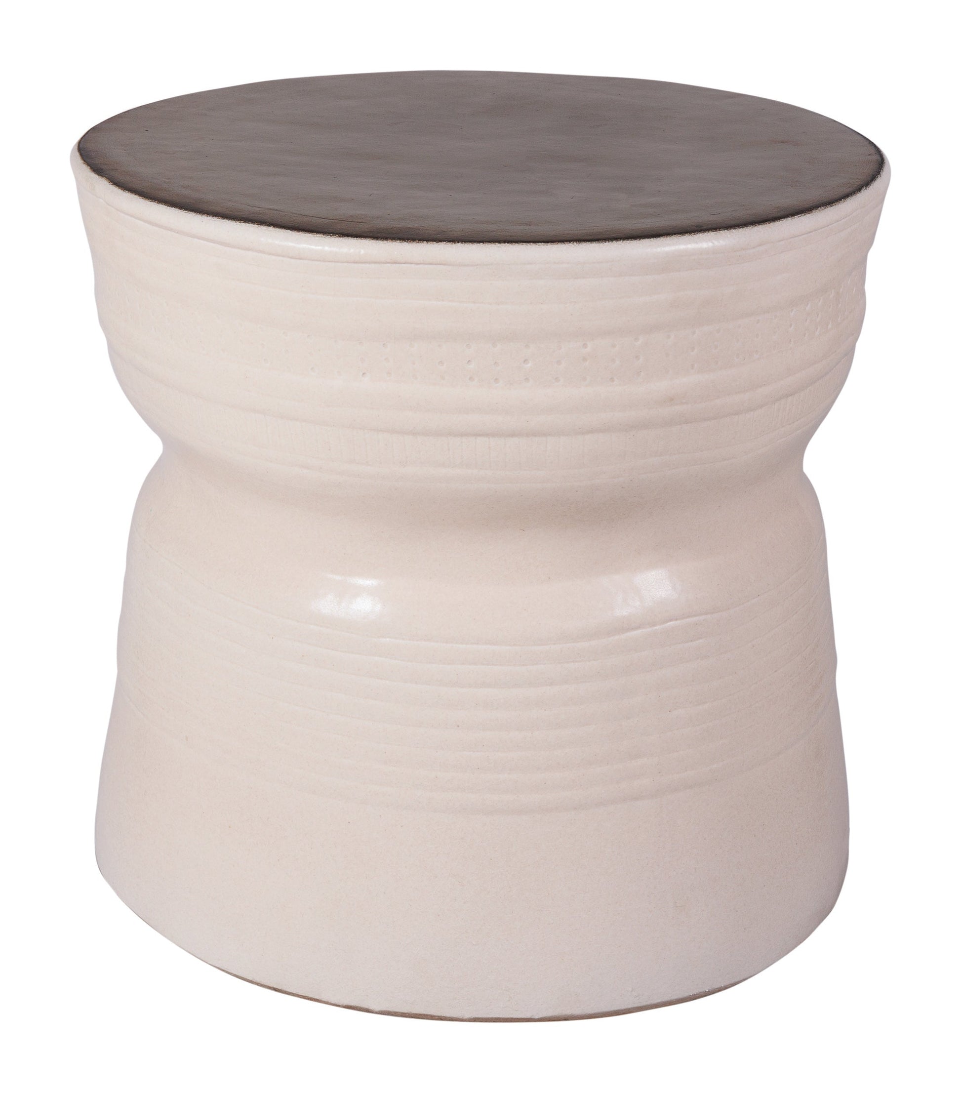 Seasonal Living Ancaris Ring Handcrafted Ceramic Patio Accent Table