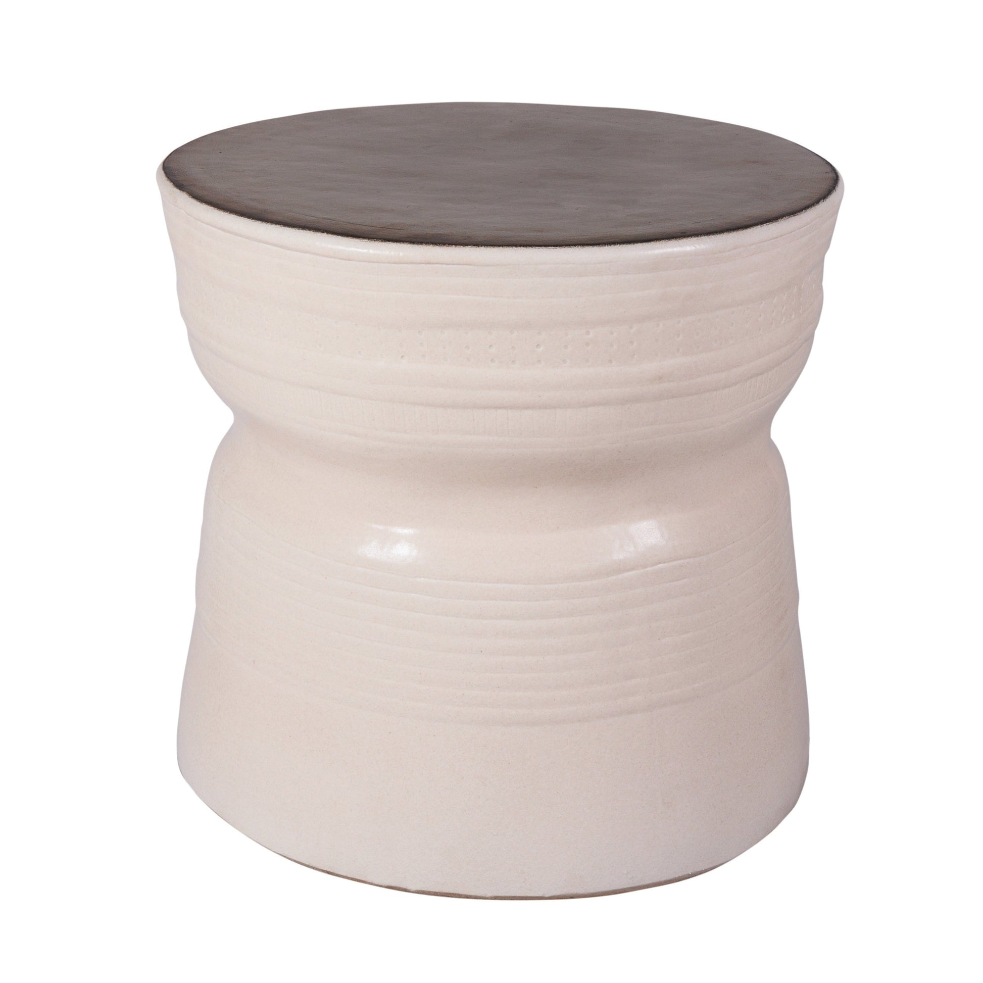 Seasonal Living Ancaris Ring Handcrafted Ceramic Patio Accent Table