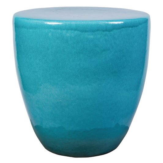 Seasonal Living Bowness Ceramic Round Patio Accent Table