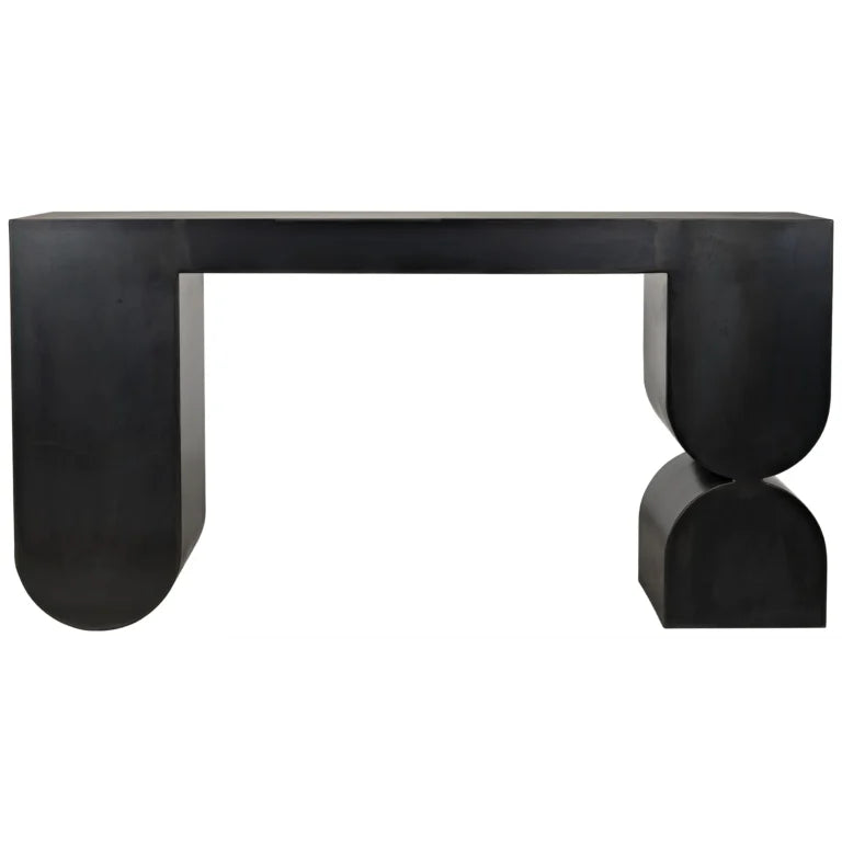 Mark Steel Rectangular Console Table