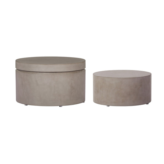 Seasonal Living Serendipity Round Patio Accent Table (Set Of 2)