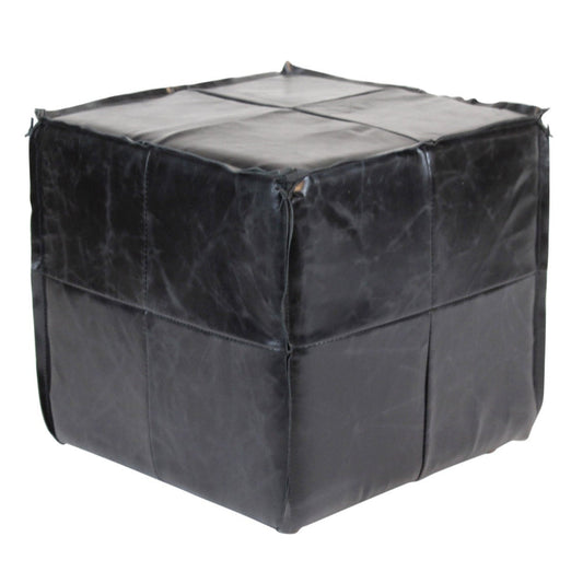 Peninsula Home Argentinean Top Grain Leather Ottoman