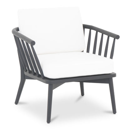 Wren Solid Teak Frame Outdoor Lounge Chair