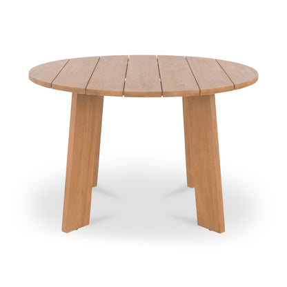 Moe's Home Delta Teak Round Outdoor Dining Table