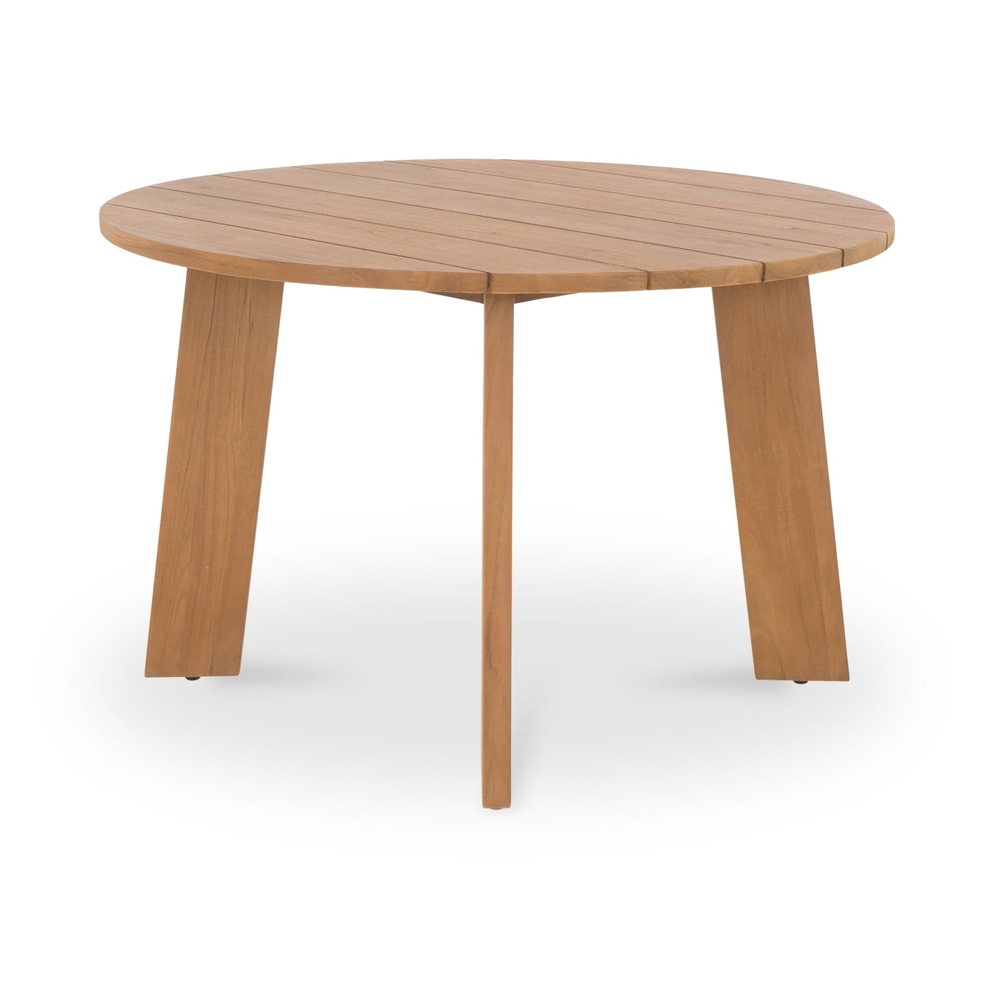 Moe's Home Delta Teak Round Outdoor Dining Table