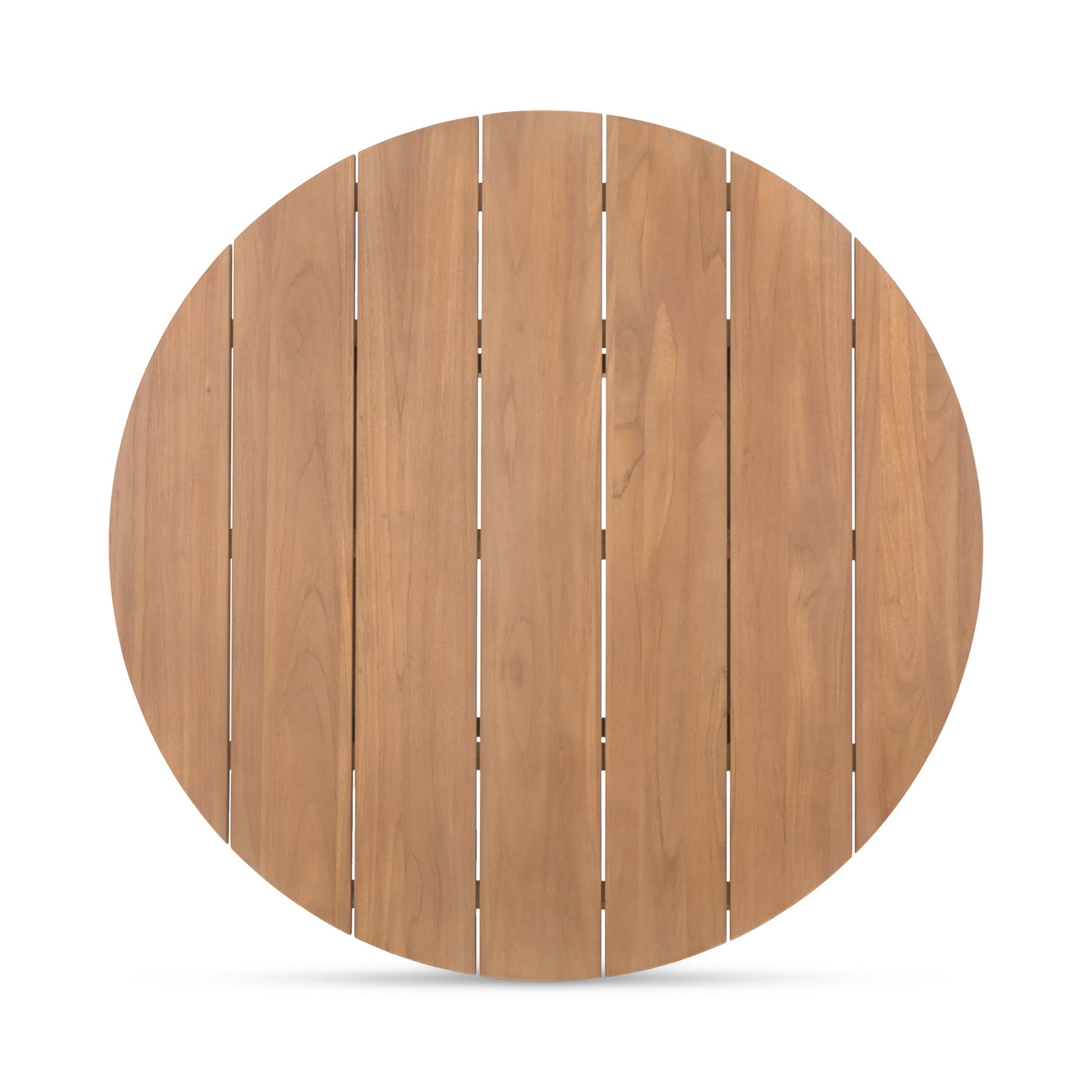 Moe's Home Delta Teak Round Outdoor Dining Table