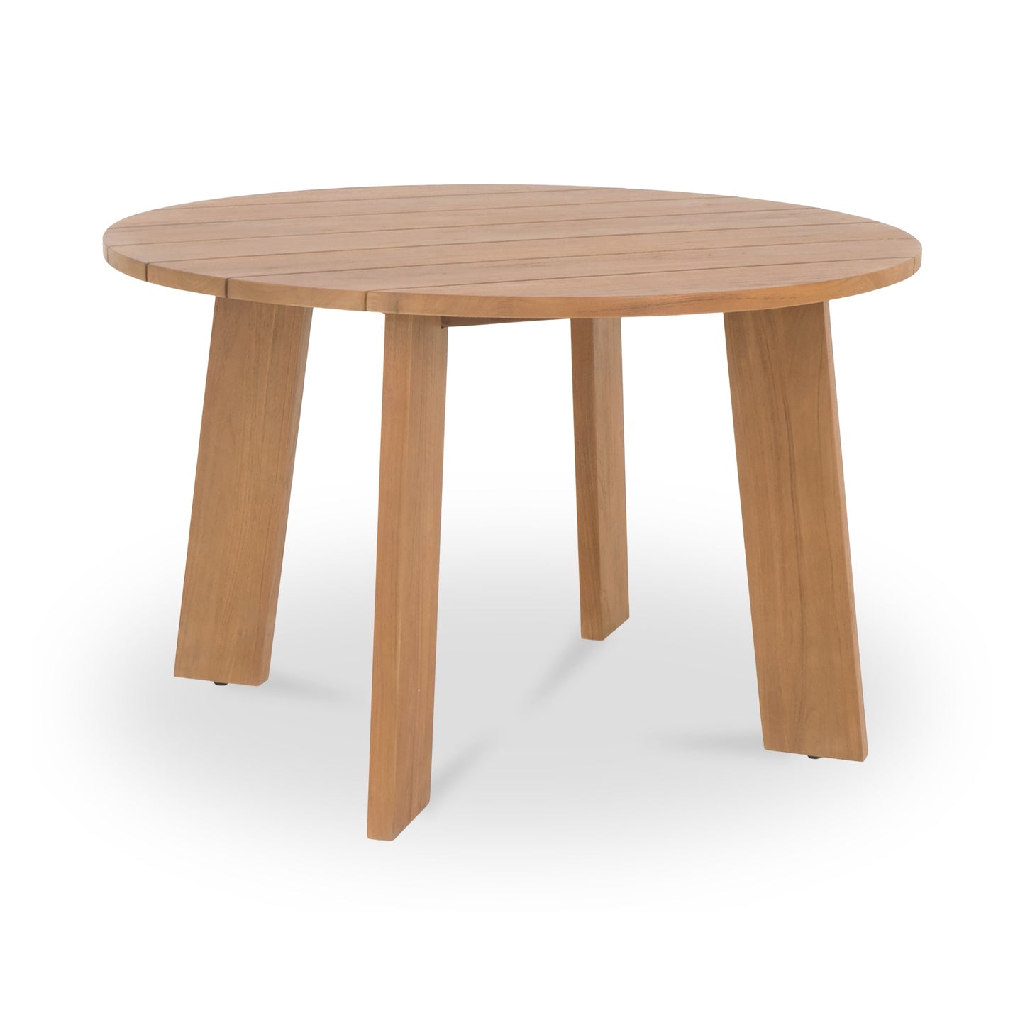 Moe's Home Delta Teak Round Outdoor Dining Table