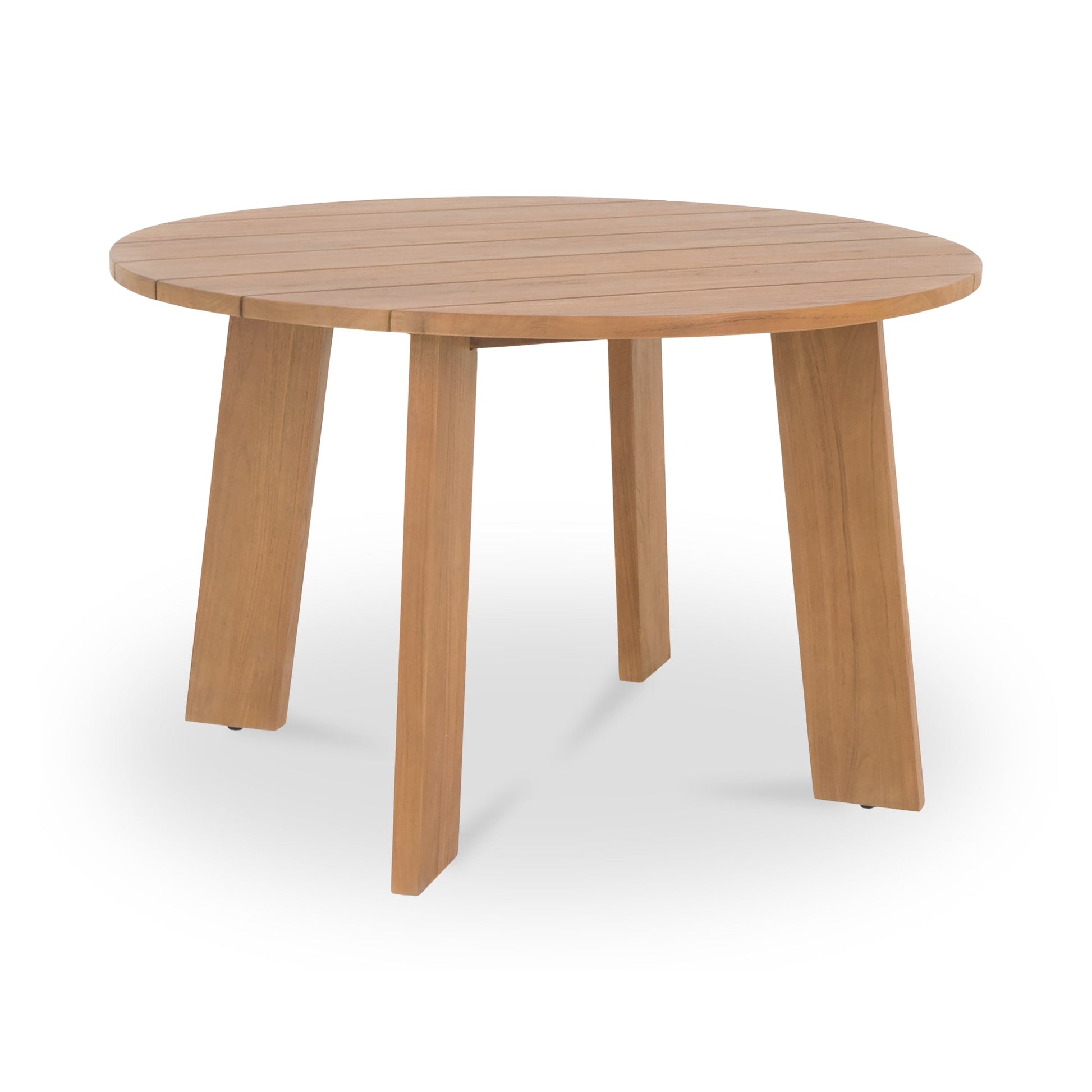 Moe's Home Delta Teak Round Outdoor Dining Table
