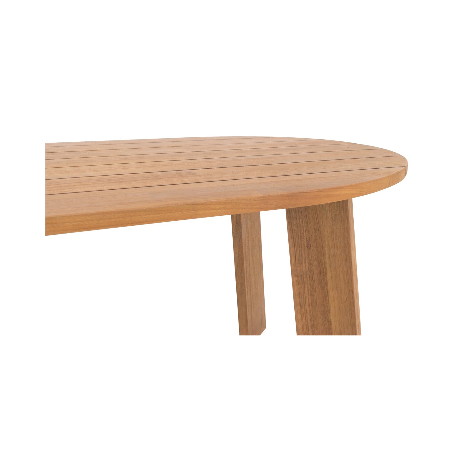 Delta Oval Teak Outdoor Dining Table