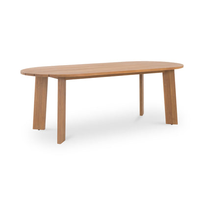 Delta Oval Teak Outdoor Dining Table