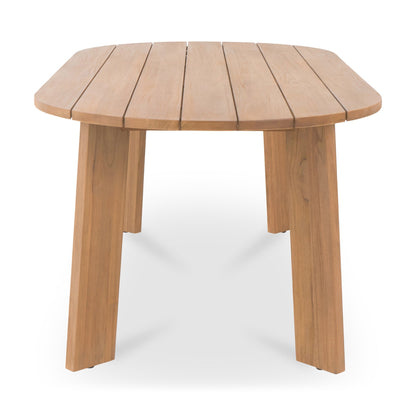 Delta Oval Teak Outdoor Dining Table