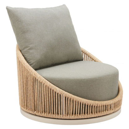 Zuo Modern Cabana Olefin Fabric Swivel Outdoor Accent Chair