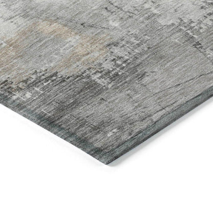 LOOMLAN Rugs Caelius Ivory Washable Indoor-Outdoor Rug