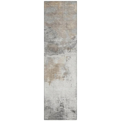 LOOMLAN Rugs Caelius Ivory Washable Indoor-Outdoor Rug