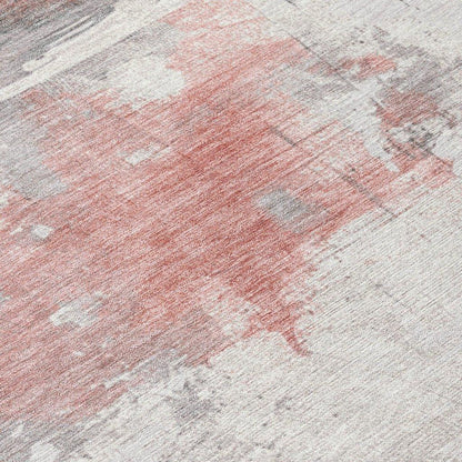 LOOMLAN Rugs Caelius Orange Washable Indoor-Outdoor Rug