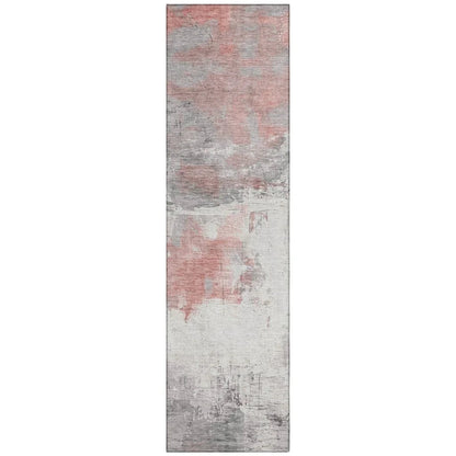 LOOMLAN Rugs Caelius Orange Washable Indoor-Outdoor Rug