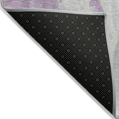 LOOMLAN Rugs Caelor Purple Washable Indoor-Outdoor Rug