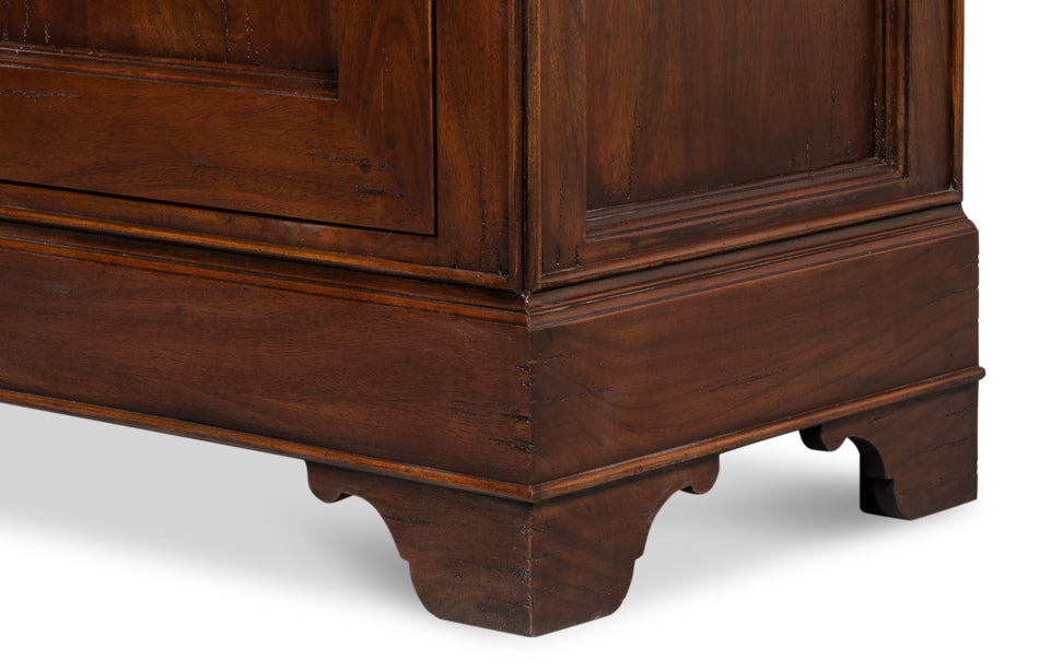 Cafe Au Lait Buffet Walnut-Sideboards-Sarreid-LOOMLAN