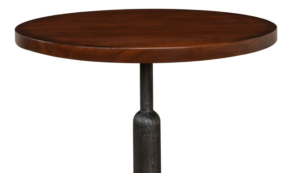 Cafe Round Bistro Table-Dining Tables-Sarreid-LOOMLAN