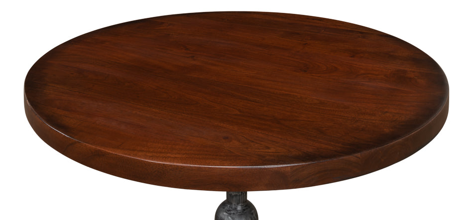 Cafe Round Bistro Table-Dining Tables-Sarreid-LOOMLAN