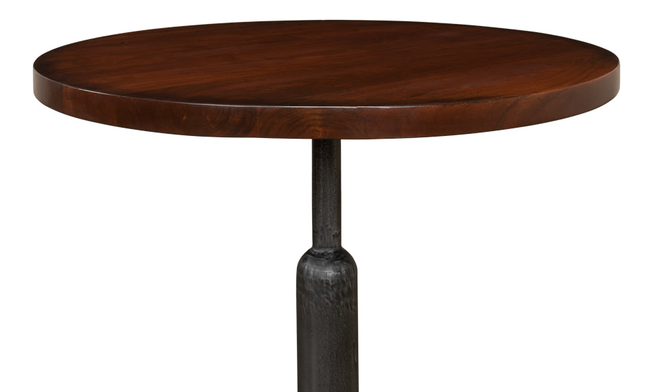 Cafe Round Bistro Table-Dining Tables-Sarreid-LOOMLAN