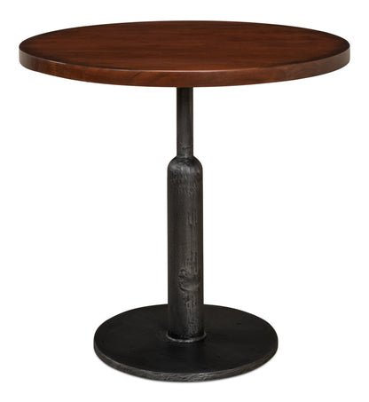 Cafe Round Bistro Table-Dining Tables-Sarreid-LOOMLAN