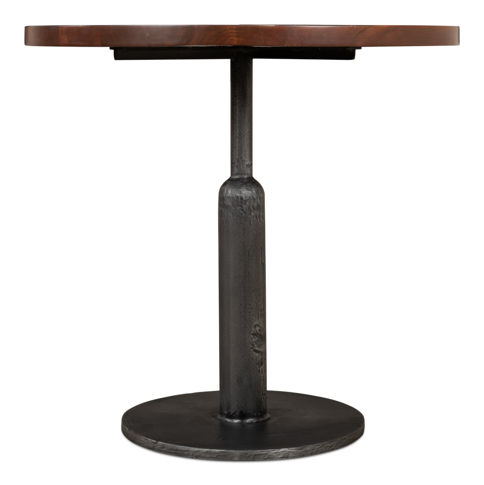 Cafe Round Bistro Table-Dining Tables-Sarreid-LOOMLAN