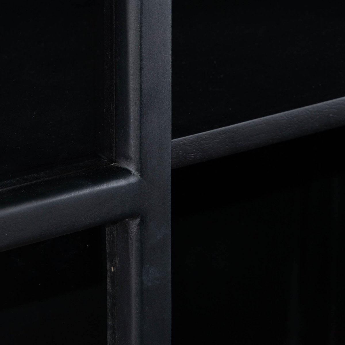 LH Home Caged Wooden White Tall Cabinet