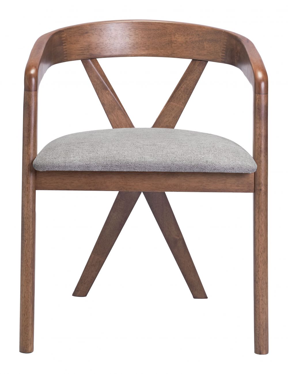 Zuo Modern Cairo Grey Fabric Dining Chair