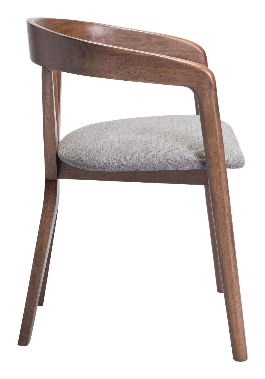Zuo Modern Cairo Grey Fabric Dining Chair