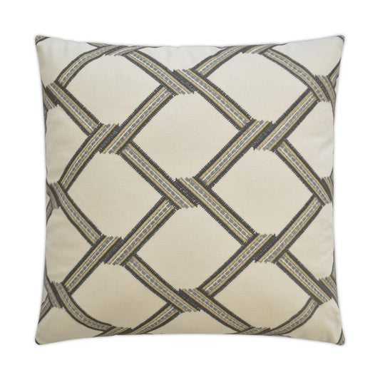 D.V. Kap Cairo Graphite Brown Throw Pillow Insert