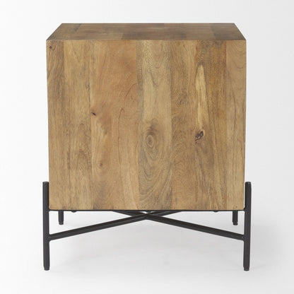 Mercana Cairo Two Drawers Wooden Accent Cabinet