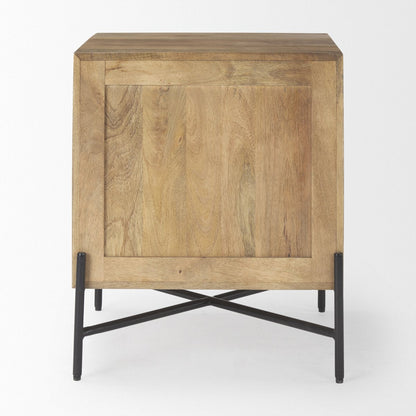 Mercana Cairo Two Drawers Wooden Accent Cabinet