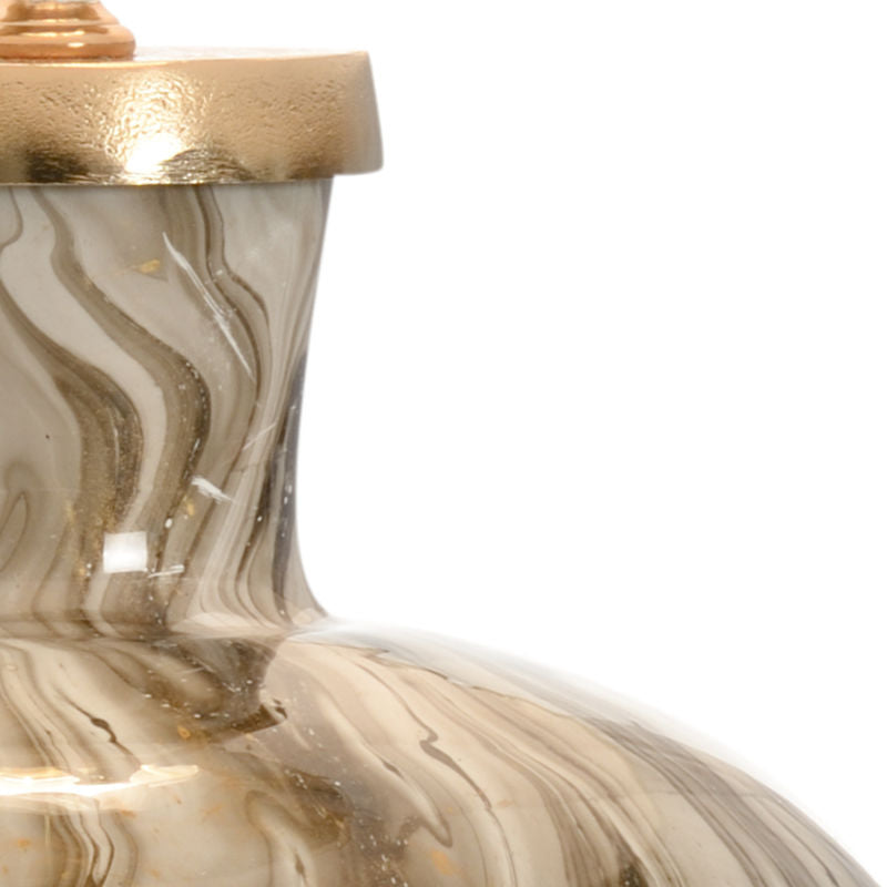 Wildwood Calacatta Glass Made Gold Table Lamp
