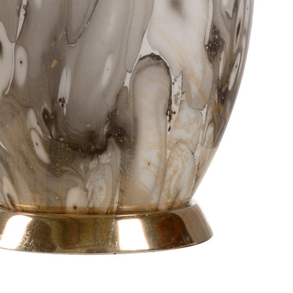 Wildwood Calacatta Gold Bottle Styled Glass Table Lamp