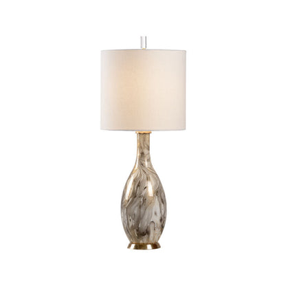 Wildwood Calacatta Gold Bottle Styled Glass Table Lamp