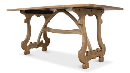 Calambac Driftwood Dining Table Seats 6-Dining Tables-Sarreid-LOOMLAN