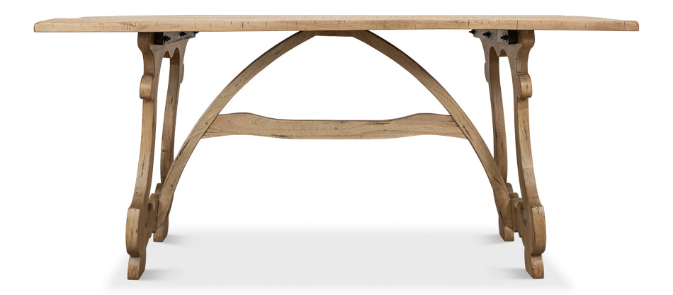 Calambac Driftwood Dining Table Seats 6-Dining Tables-Sarreid-LOOMLAN