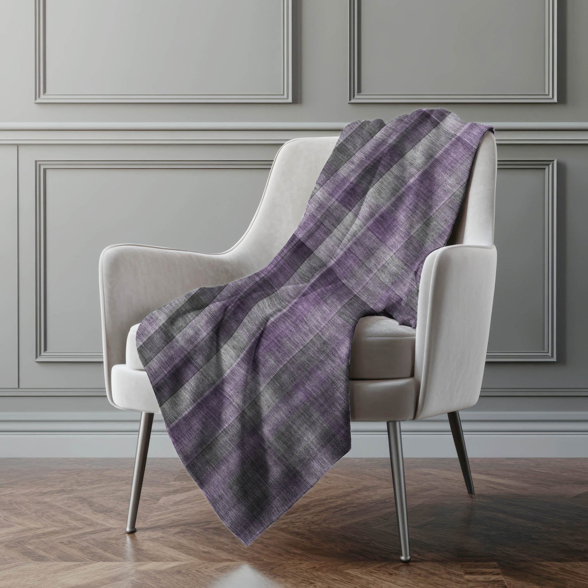 Addison Rugs Calm Mirage Purple Washable Indoor-Outdoor Rug
