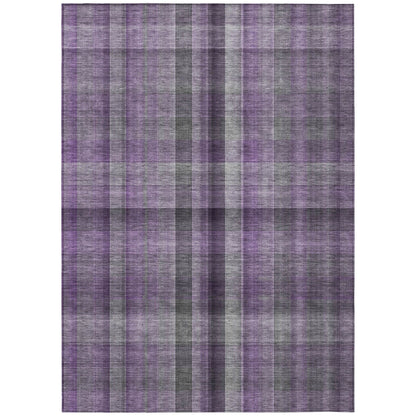 Addison Rugs Calm Mirage Purple Washable Indoor-Outdoor Rug