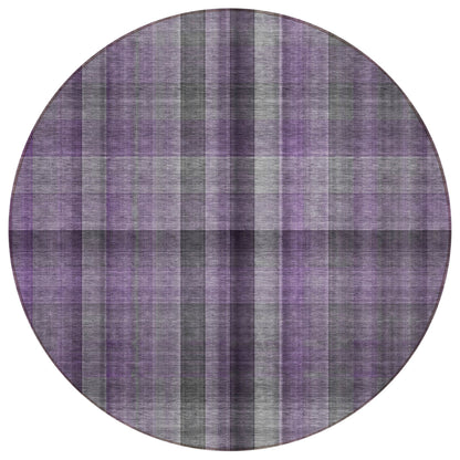 Addison Rugs Calm Mirage Purple Washable Indoor-Outdoor Rug