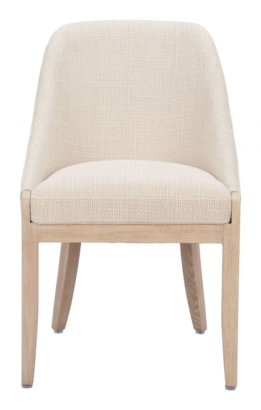 Zuo Modern Calmo Textured Fabric Dining Chair