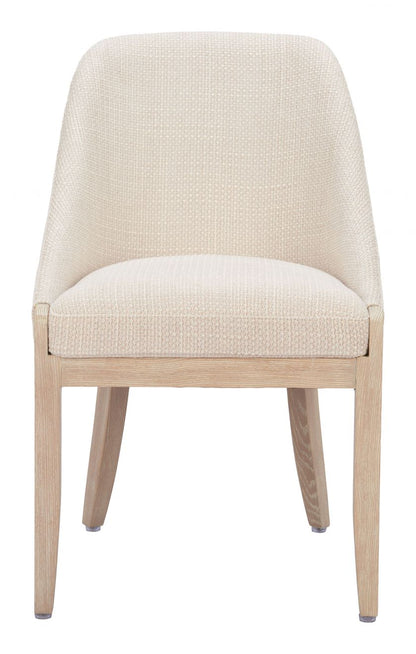 Zuo Modern Calmo Textured Fabric Dining Chair