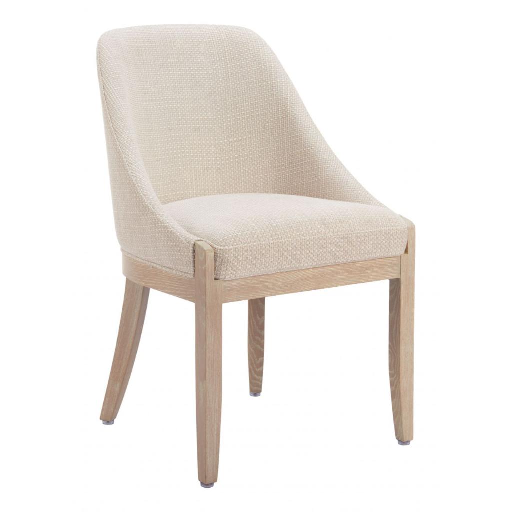 Zuo Modern Calmo Textured Fabric Dining Chair