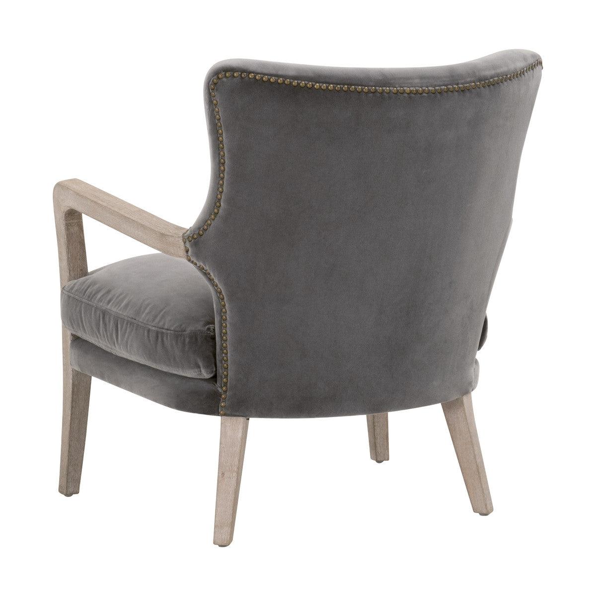 Calvin Club Chair Dark Grey Velvet Club Chairs Sideboards and Things By Essentials For Living