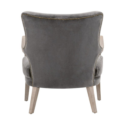 Calvin Club Chair Dark Grey Velvet Club Chairs Sideboards and Things By Essentials For Living