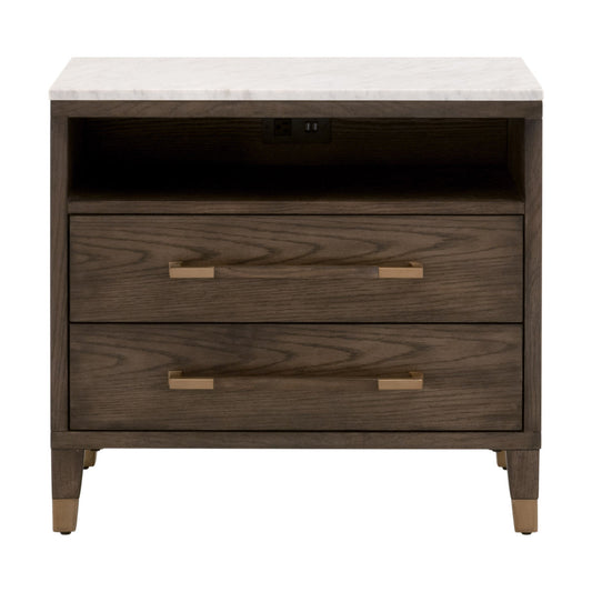 Cambria 2-Drawer Nightstand-Nightstands-Essentials For Living-Sideboards and Things